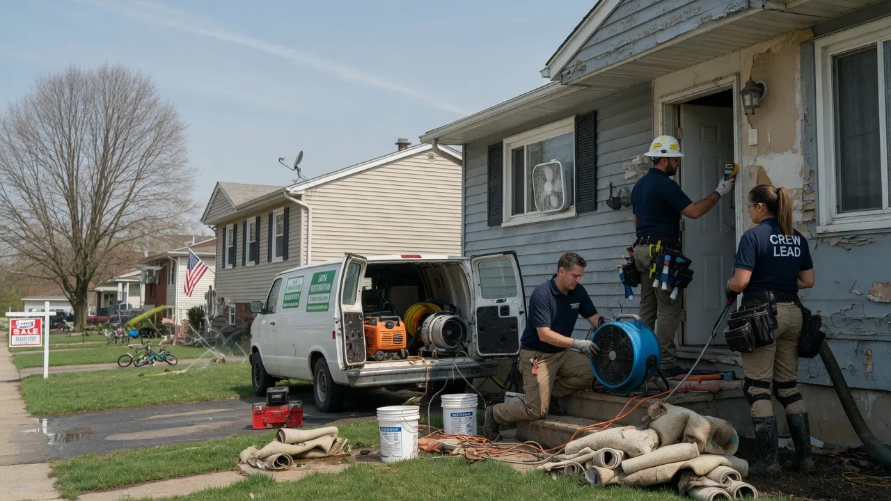 Flood Cleanup in Montville, NJ near me